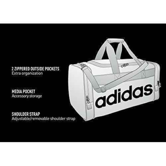 adidas silver bag